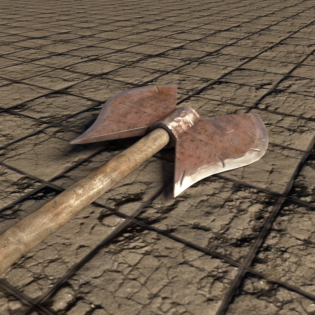 Worn out axe preview image 1